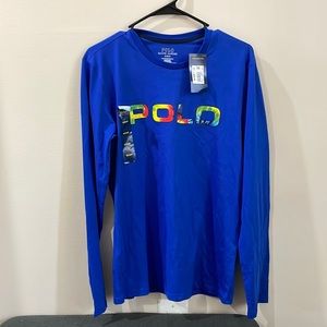 Men POLO small long sleeve